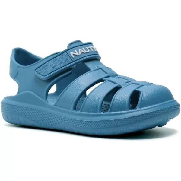 Nautica Kids ClosedToe Outdoor Sport Casual Sandals  Lightweight Comfortable Eva Toddler Play Water Shoe SplashestBoy  Girl Little KidToddlerBlue Jay