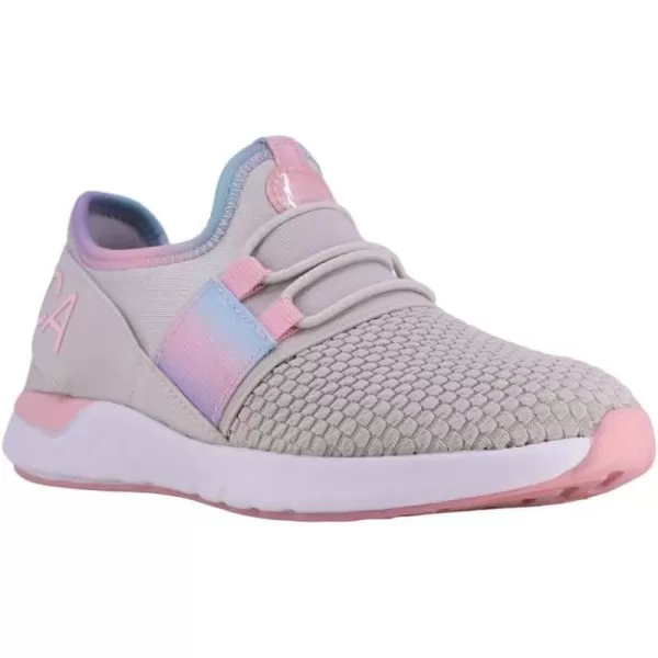 Nautica Kids Sneaker Athletic SlipOn Bungee Running ShoesBoy  GirlBig KidLittle KidToddler  NeaveKappilGrey Pink Gradient