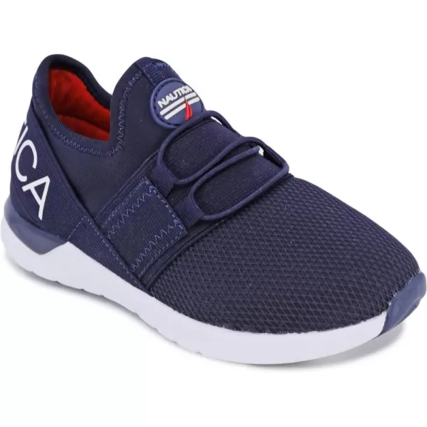 Nautica Kids Sneaker Athletic SlipOn Bungee Running ShoesBoy  GirlBig KidLittle KidToddler  NeaveKappilNavy