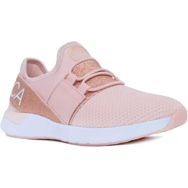 Nautica Kids Sneaker Athletic SlipOn Bungee Running ShoesBoy  GirlBig KidLittle KidToddler  NeaveKappilRose Gold