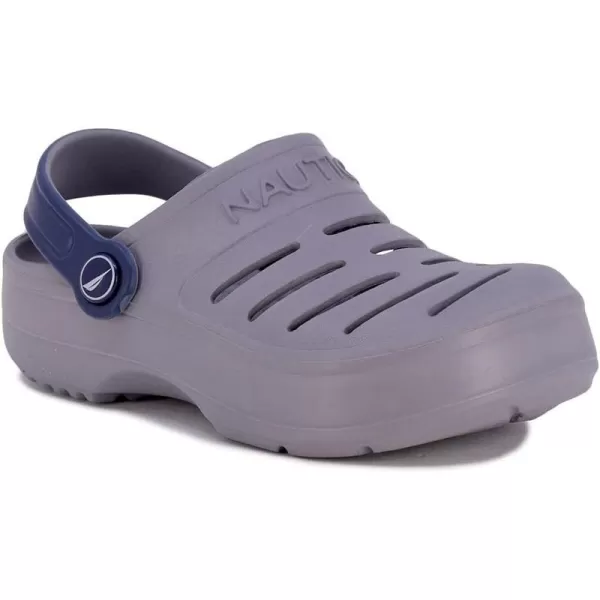 Nautica Kids Sports Clogs Sandals Athletic Beach Water Shoes  River EdgeBoys  Girls ToddlerLittle KidBig KidDark Grey Navy