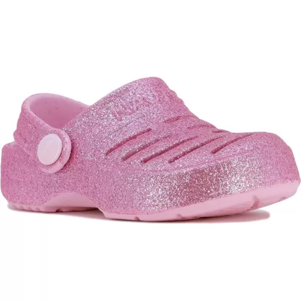 Nautica Kids Sports Clogs Sandals Athletic Beach Water Shoes  River EdgeBoys  Girls ToddlerLittle KidBig KidLight Pink Glitter