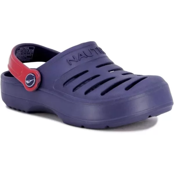 Nautica Kids Sports Clogs Sandals Athletic Beach Water Shoes  River EdgeBoys  Girls ToddlerLittle KidBig KidNavy Red