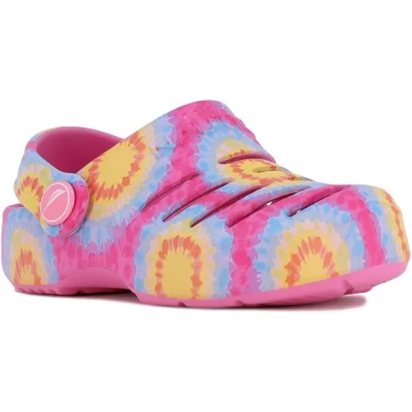 Nautica Kids Sports Clogs Sandals Athletic Beach Water Shoes  River EdgeBoys  Girls ToddlerLittle KidBig KidNeon Bullseye Tie Dye