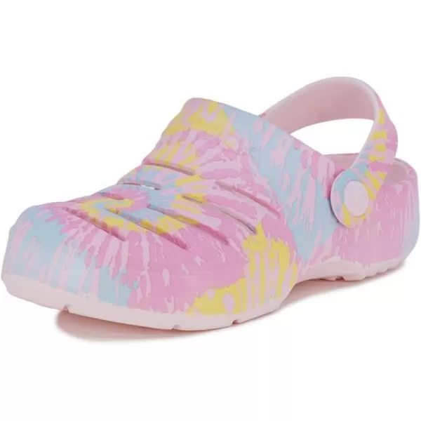 Nautica Kids Sports Clogs Sandals Athletic Beach Water Shoes  River EdgeBoys  Girls ToddlerLittle KidBig KidPink Large Tie Dye