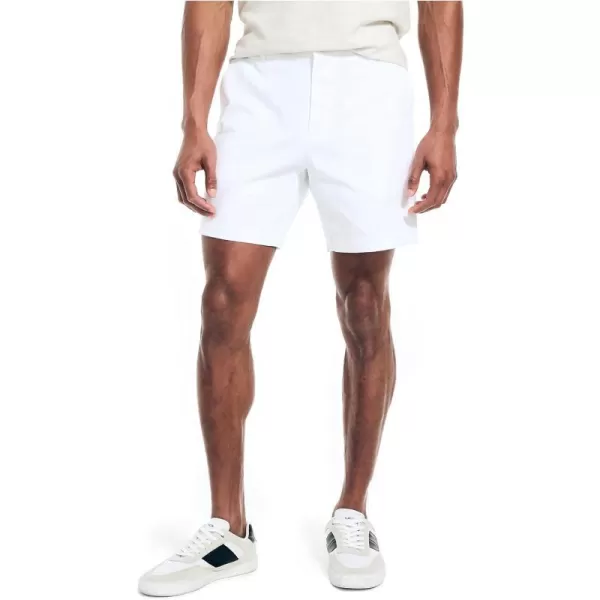 Nautica Mens 6 Deck ShortBright White