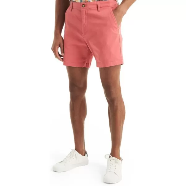 Nautica Mens 6 Deck ShortMineral Red