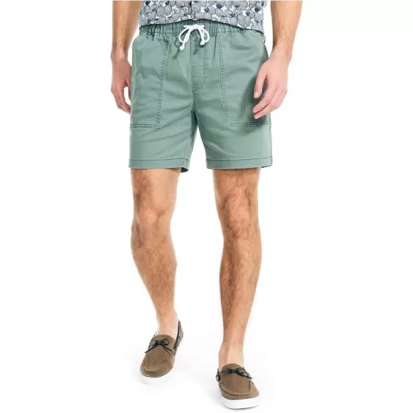 Nautica Mens 7 Pullon Boardwalk ShortSilver Pine