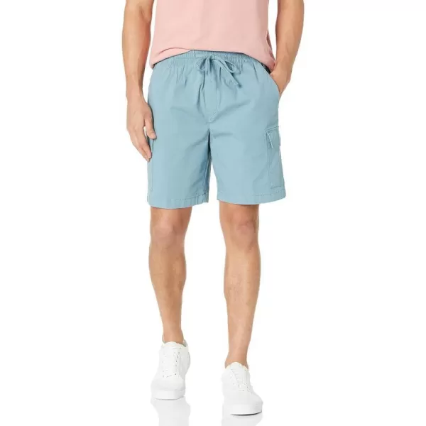 Nautica Mens 8 Classic Fit Cargo ShortSmoke Blue