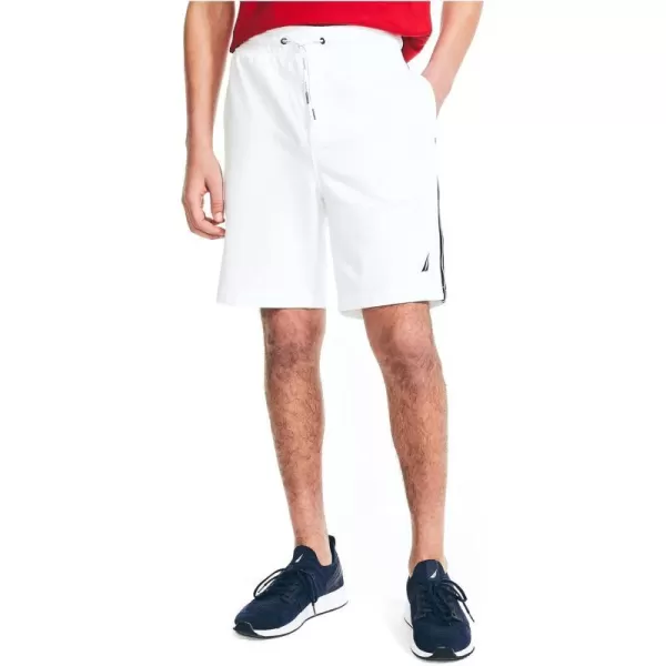 Nautica Mens 9 Cotton Terry ShortBright White