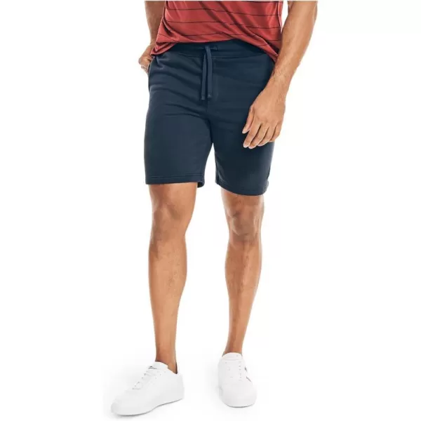 Nautica Mens 9 Solid Fleece ShortTrue Navy