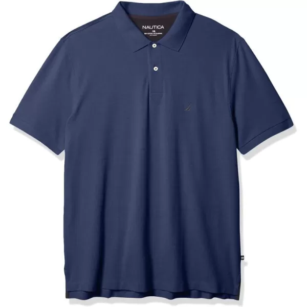 Nautica Mens Big amp Tall Stretch Pique PoloEstate Blue