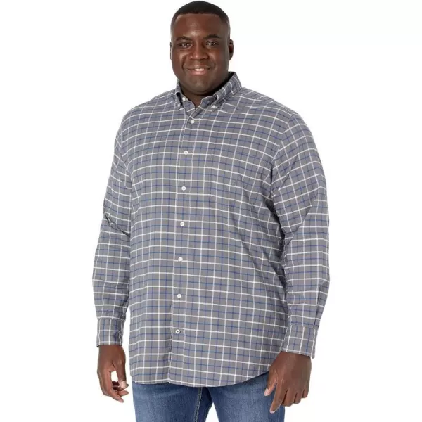 Nautica Mens Big and Tall Button Down ShirtPewter Grey