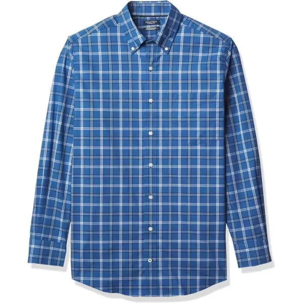 Nautica Mens Big and Tall Button Down ShirtStar Sapphire