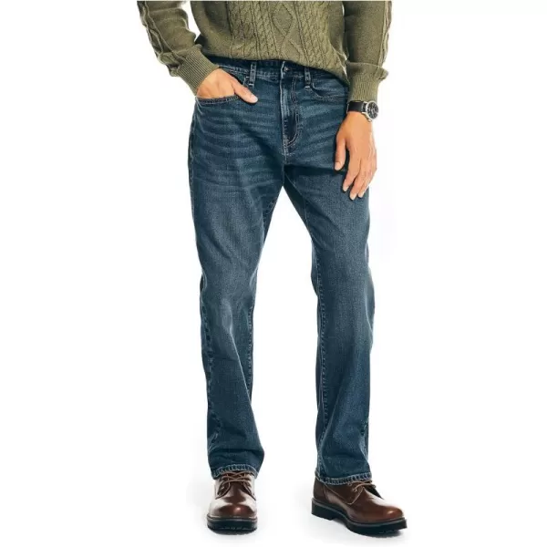 Nautica Mens Big and Tall Relaxed Fit JeanBotany Bay Wash