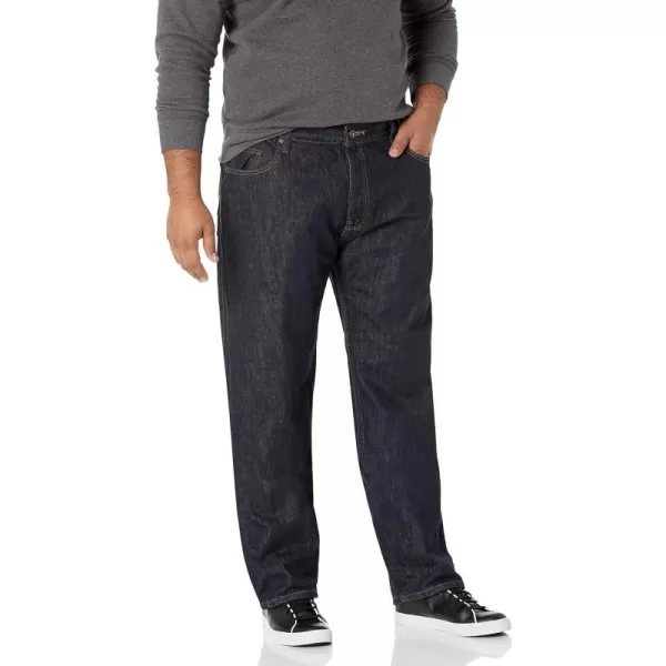 Nautica Mens Big and Tall Relaxed Fit JeanMarine Rinse