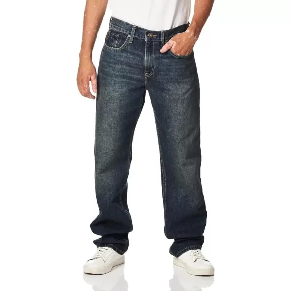 Nautica Mens Big and Tall Relaxed Fit JeanRigger Blue