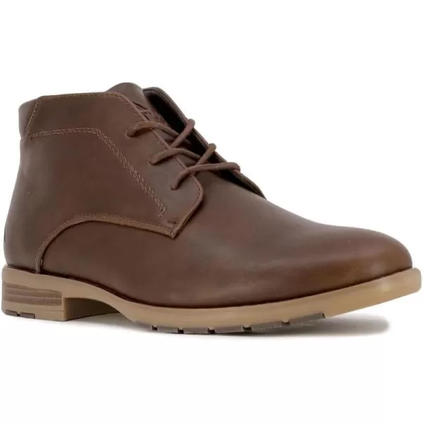 Nautica Mens Chukka Boot Dress Casual LaceUp Ankle Shoe Oxfords  Desert BootsLargobrown