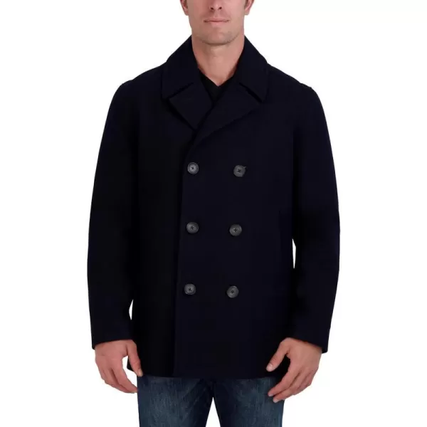 Nautica Mens Classic Double Breasted PeacoatDark Navy