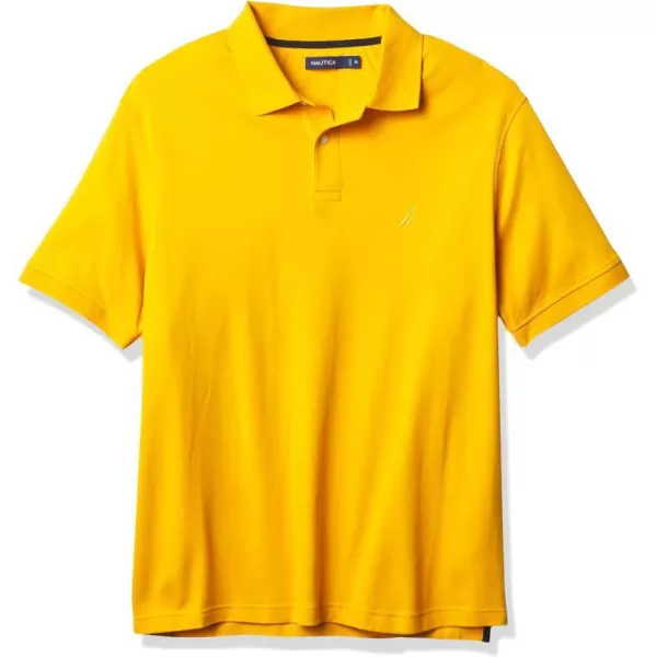 Nautica Mens Classic Fit PoloOld Gold