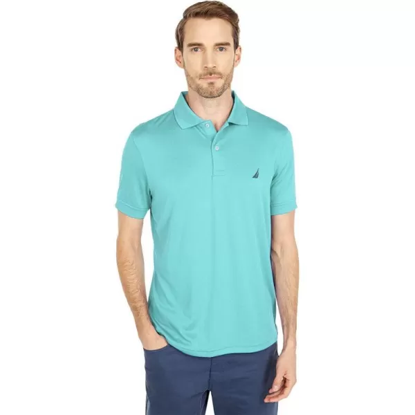 Nautica Mens Classic Fit Solid Golf PoloAngel Blue