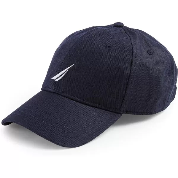 Nautica Mens Classic Logo Adjustable BaseballCap HatNavy