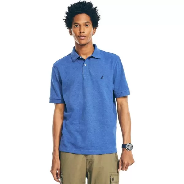 Stellar Blue Heather (Basic Polo)