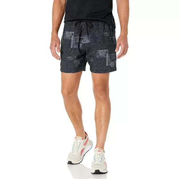 Nautica Mens Competition Sustainably Crafted 6 Performance ShortBlack Multi