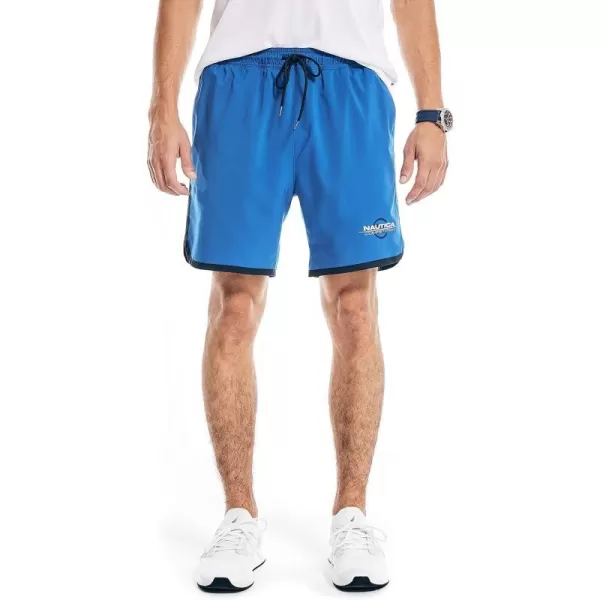 Nautica Mens Competition Sustainably Crafted 7 Performance ShortBright Cobalt