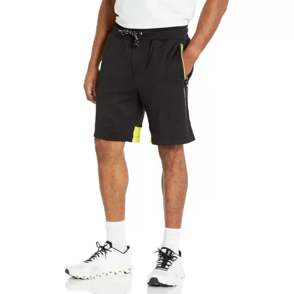 Nautica Mens Competition Sustainably Crafted 9 Performance ShortTrue Black