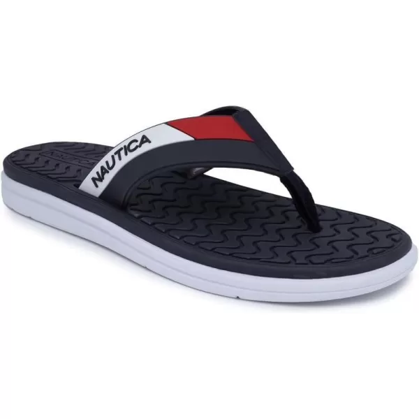 Nautica Mens Flip Flop Beach Sandal Boat Slide Water SlippersAmericananeale