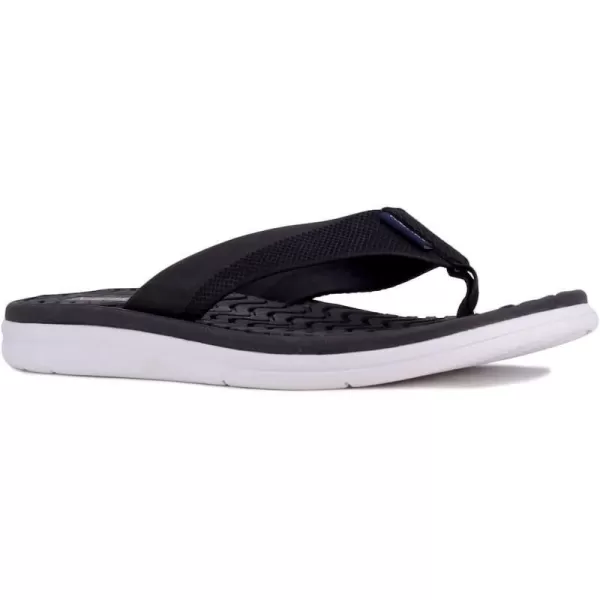 Nautica Mens Flip Flop Beach Sandal Boat Slide Water SlippersBlacknector