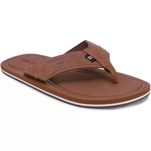 Nautica Mens Flip Flop Beach Sandal Boat Slide Water SlippersCadmantan