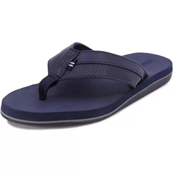 Nautica Mens Flip Flop Beach Sandal Boat Slide Water SlippersNavy Navyclarkson 2