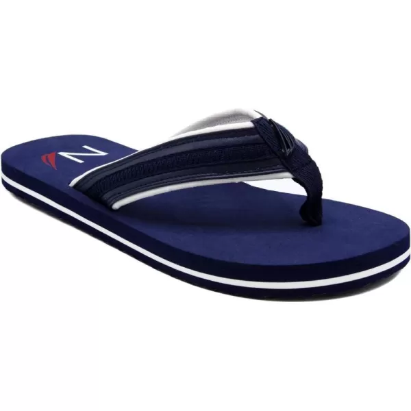 Nautica Mens Flip Flop Beach Sandal Boat Slide Water SlippersNavytimmons