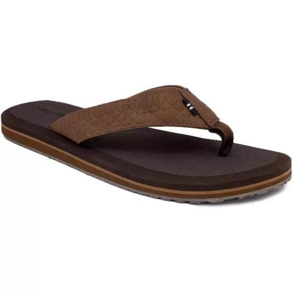 Nautica Mens Flip Flop Beach Sandal Boat Slide Water SlippersTidortan