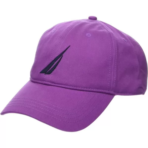 Nautica Mens JClass Embroidered CapDewy Purple