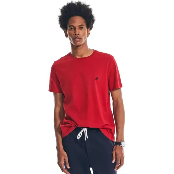 Nautica Mens JClass TShirt2024 Collection Primary Red