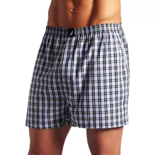 Nautica Mens Kendrick Woven BoxerBright White