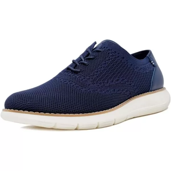 Nautica Mens Knit Dress Oxford LaceUp Sneakers Stylish Comfortable and Ideal for Business or Casual WalkingNavywilberto