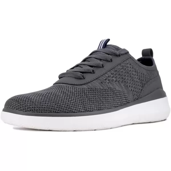 Nautica Mens Knit Dress Oxford LaceUp Sneakers Stylish Comfortable and Ideal for Business or Casual WalkingWeitongrey