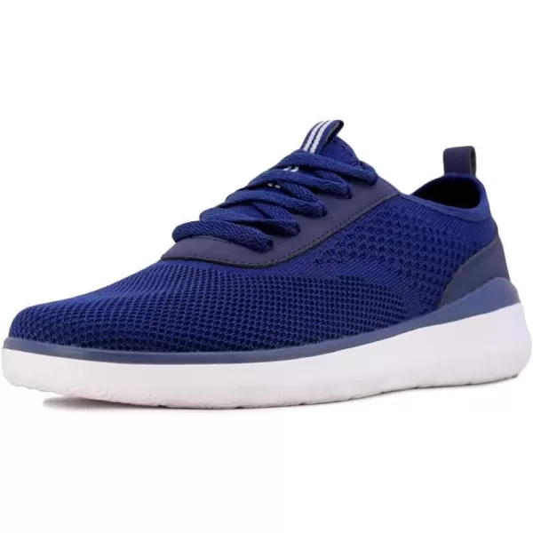 Nautica Mens Knit Dress Oxford LaceUp Sneakers Stylish Comfortable and Ideal for Business or Casual WalkingWeitonnavy