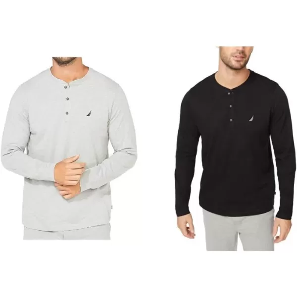 Grey Heather/True Black (2 Pack)