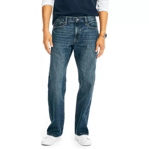 Nautica Mens Loose Fit DenimSea Tide Wash