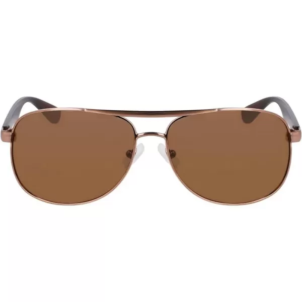 Nautica Mens N2245s Pilot SunglassesBrown