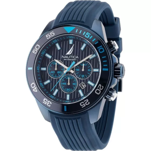 Nautica Mens NAPNOS303 One Blue Silicone Strap WatchNautica Mens NAPNOS303 One Blue Silicone Strap Watch