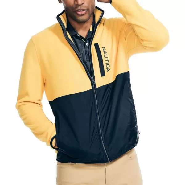 Nautica Mens Nautex FullZip SweatshirtOld Gold