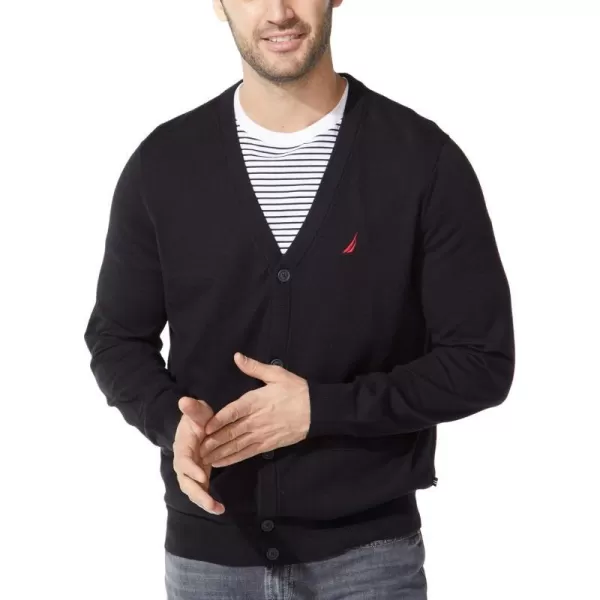 Nautica Mens Navtech Knit CardiganTrue Black