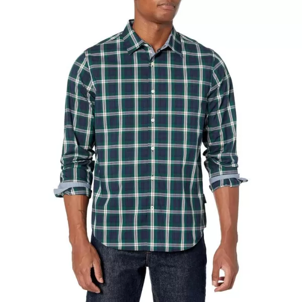 Nautica Mens Navtech Plaid ShirtMaritime Navy