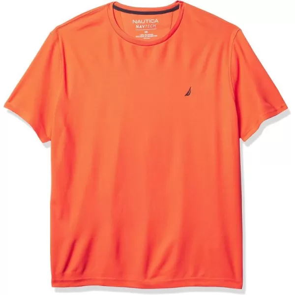 Nautica Mens Navtech TeeTropic Orange